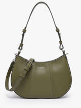 Cross Body Tas Juliette Leder Le tanneur Groen juliette TJET1050